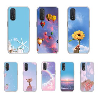 Case Soft TPU เคส for OPPO Find X2 Pro / Find X2 / X   เคสซิลิโคนอ่อนนุ่ม Cover Transparent Painting Phone Cover