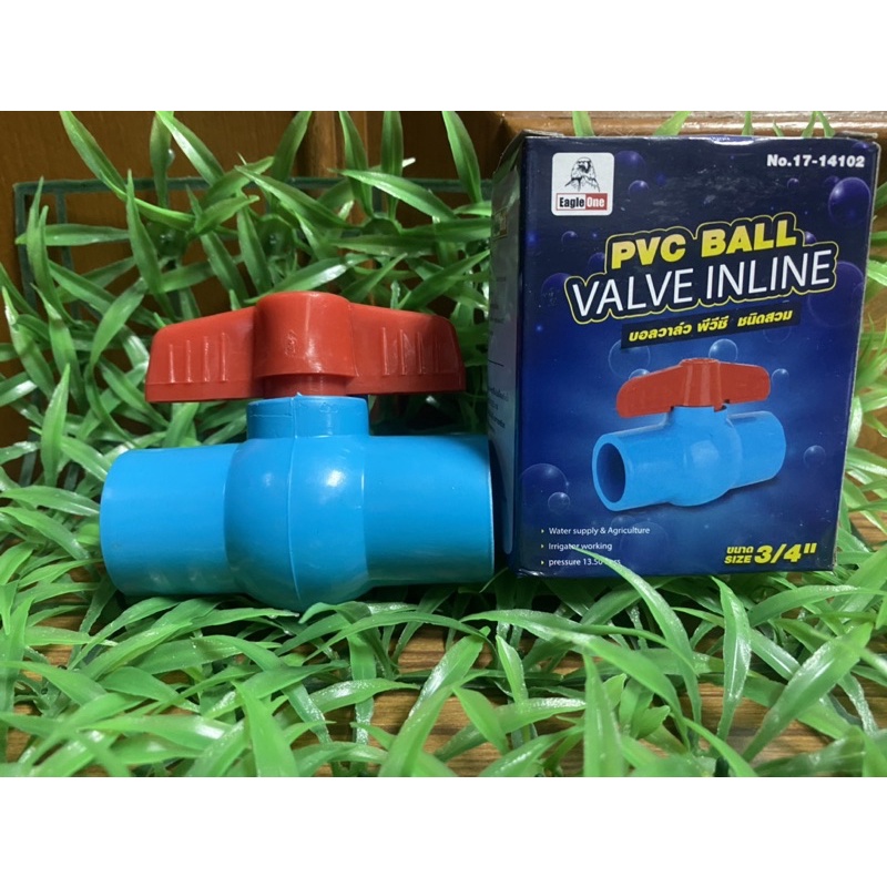บอลวาล์วพีวีซี PVC บอลวาล์ว บอลวาล์วPVC  Ball valve Ball ขนาด4หุน6หุน1นิ้ว1.5นิ้ว2นิ้ว