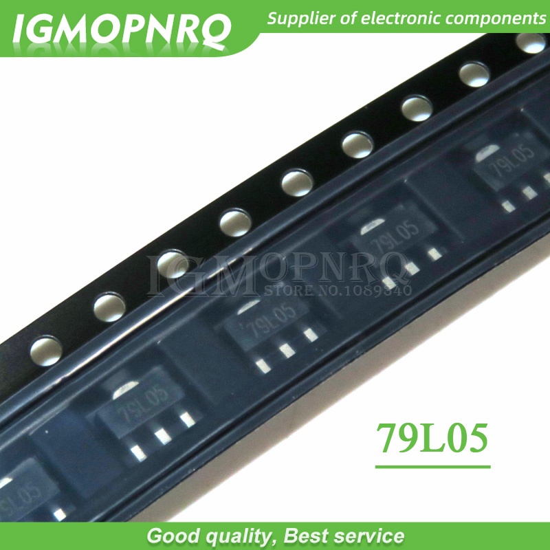 50PCS 79L05 79L05 SOT89 ตัวควบคุมแรงดันไฟฟ้า triode