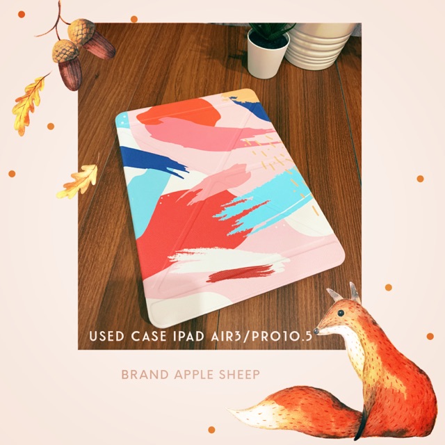 Used applesheep case ipad air3/pro10.5 รุ่นใหม่สุด cupcake