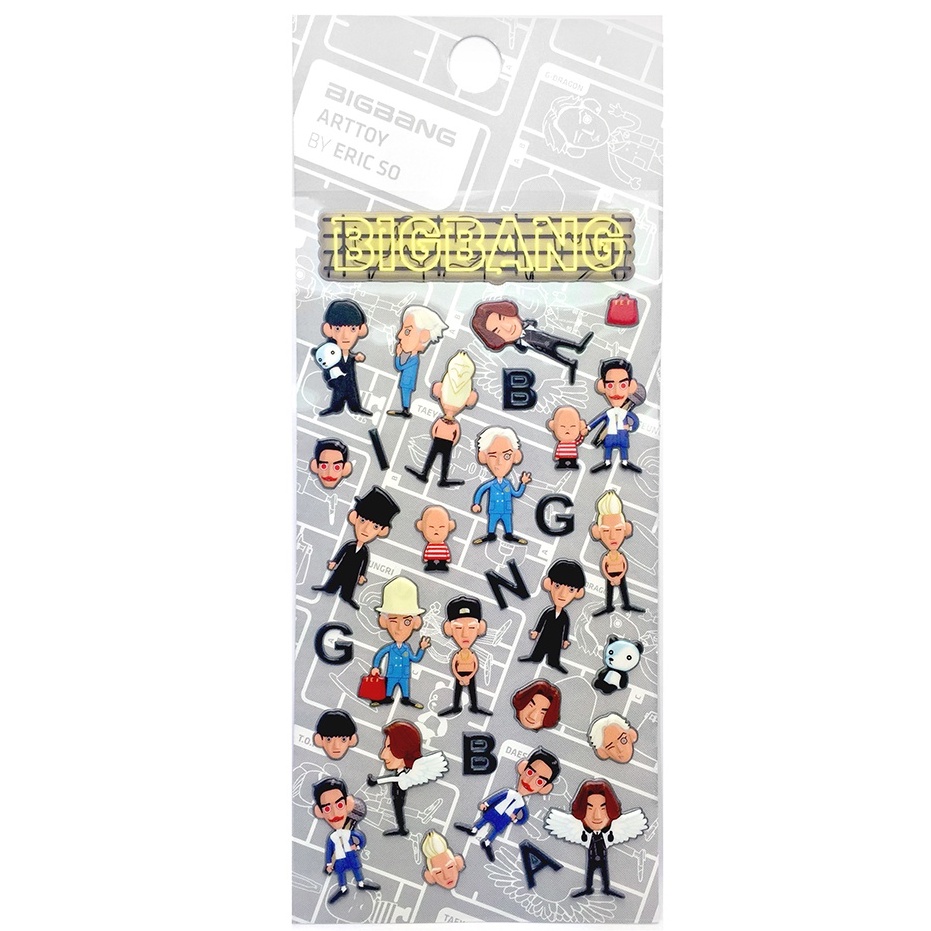 พร้อมส่ง BIGBANG ARTTOY STICKER ของแท้ 100%