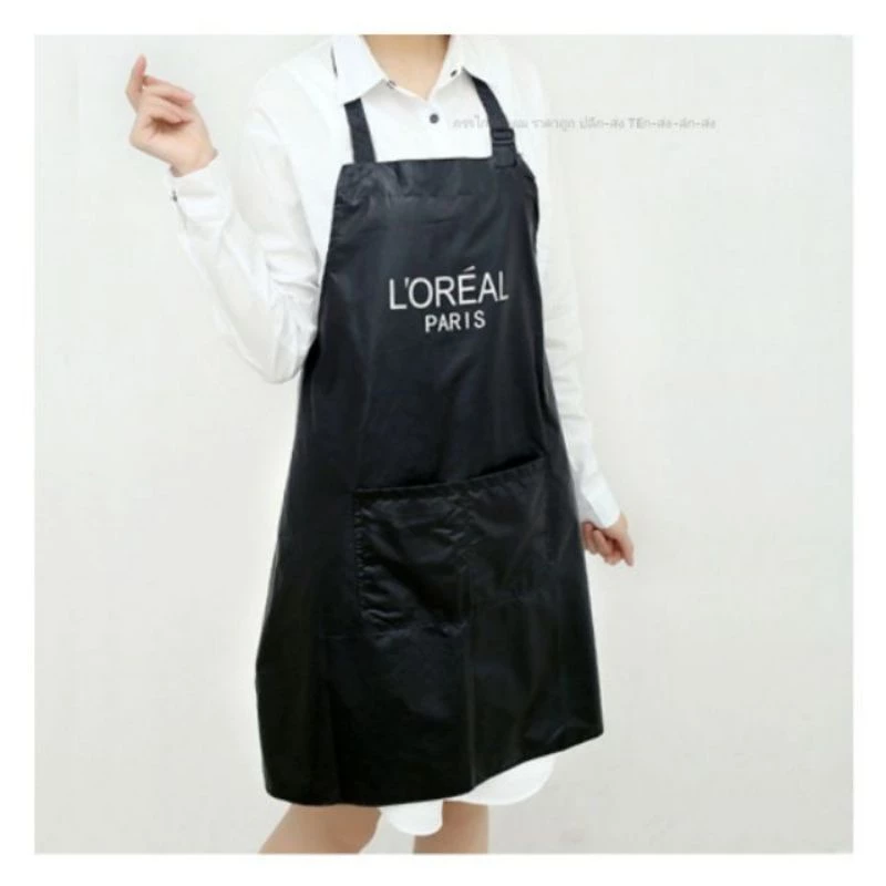 ผ้ากันเปื้อน ลาย LOREAL , TONI&GUY