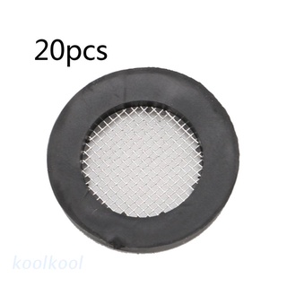 Kool ตาข่ายกรองยางแบนสําหรับก๊อกน้ํา 20 ชิ้น