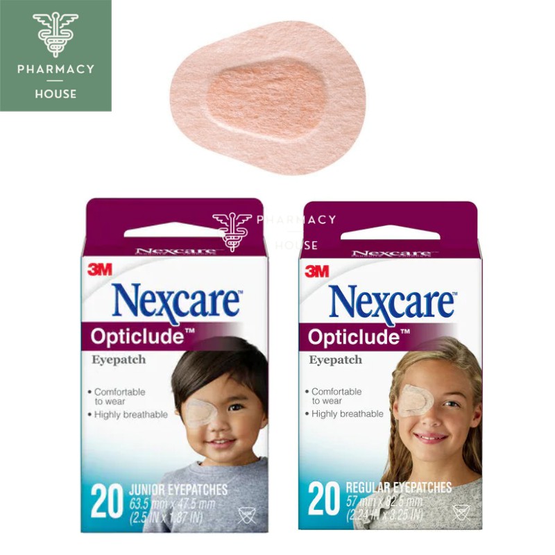 3M Nexcare Opticlude orthoptic eye patch แผ่นปิดตา พลาสเตอร์ปิดตา