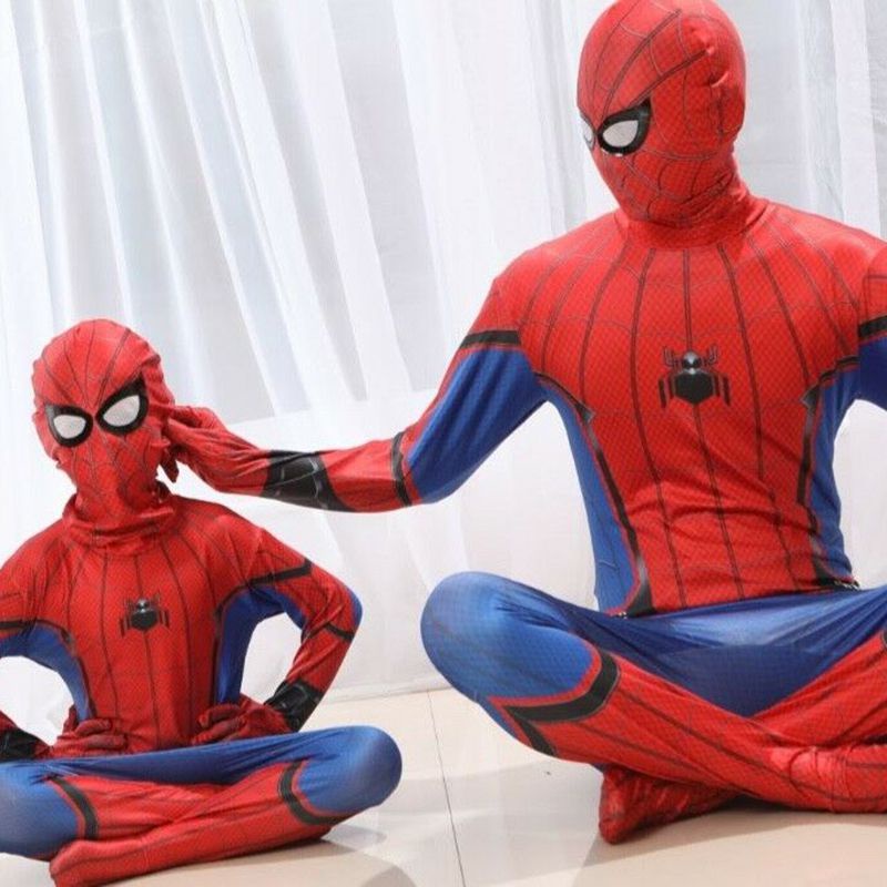 Design Homecoming Spider-man Costume Tights Suit for Kids Adult Jumpsuit #4