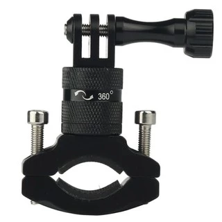 ขายึดแฮนด์อลูมิเนียม ตั้งกล้อง Gopro / DJI หมุนได้ เม้าท์ขาตั้งอลูมิเนียมติดแฮนด์จักรยาน มอเตอร์ไซค์