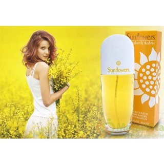 น้ำหอมแท้ ELIZABETH ARDEN SUNFLOWERS EAU DE TOILETTE FOR WOMEN 100 ML COUNTER BOX