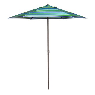 🔥HOT🔥 ร่มสนาม ลายริ้ว ขนาด 2.1 เมตร Umbrella Assorted 2.1 M