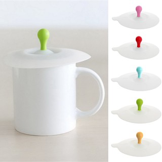 Silicone Clip Spoon Ceramic Cup Cover Lid