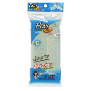 Poly Brite โพลี ไบร์ท ฟองน้ำหุ้มตาข่าย  ขนาด 7x16x2 ซม. (8850871410000)