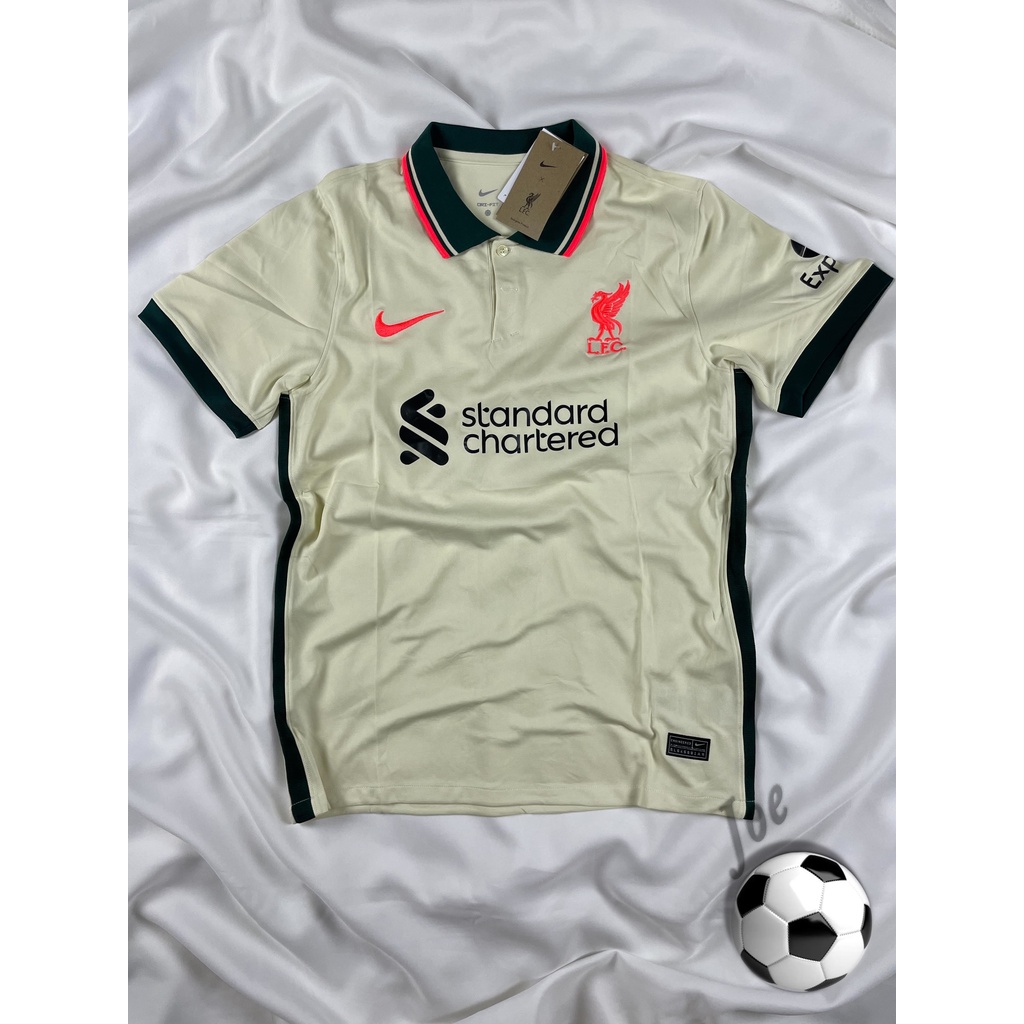 เสื้อบอล Liverpool (Cream, AAA Grade) เสื้อบอล ปี 2021-2022