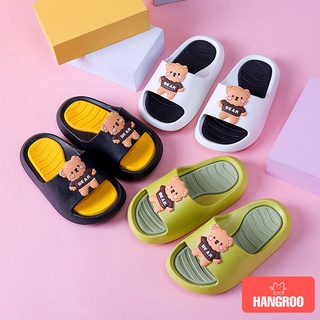 Hangroo รองเท้าเด็กลายการ์ตูน  4-6 ขวบ กันลื่น