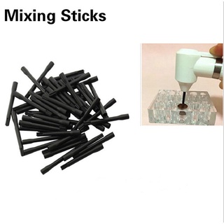 50/100 pcs หมึกกวนผสมพลาสติก Sticks สำหรับหมึกสัก Pigment Mixer Supply