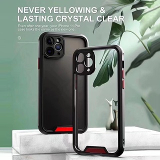 เคส iphone 11 Pro Max เคส iphone 7 8 Plus X Xr Xs Max เคสอะคริลิคใส คุณภาพสูง กันกระแทก เคสแข็ง