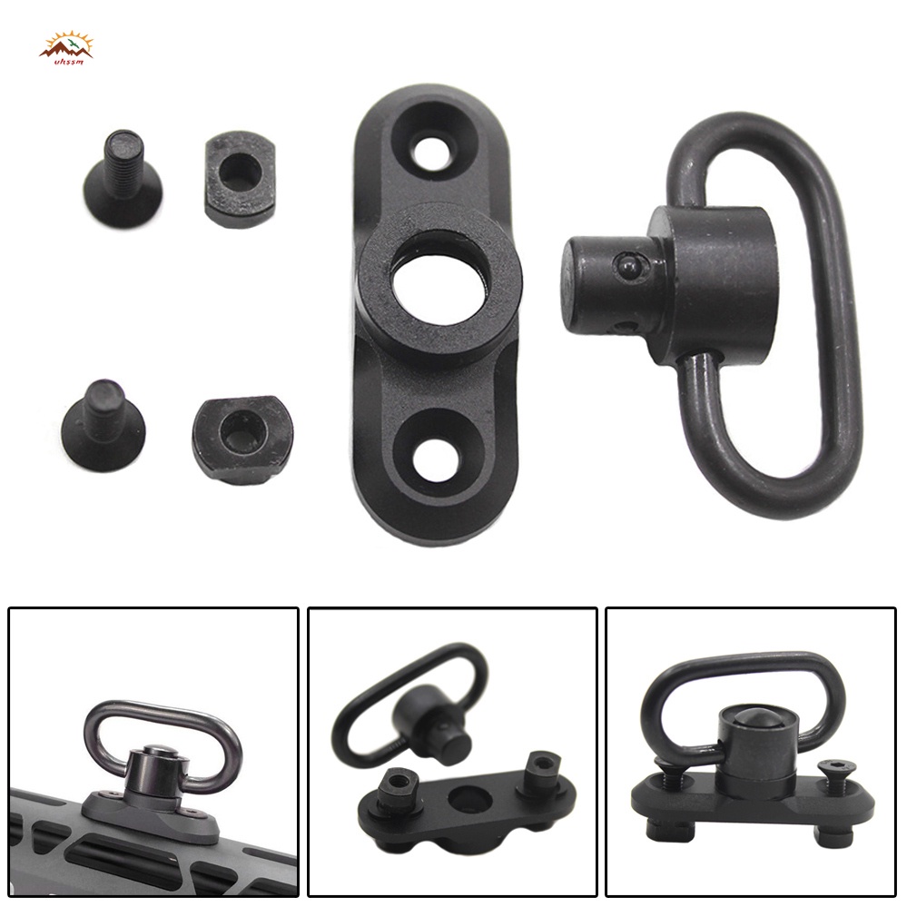 Trirock M-lok & Keymod Sling Swivel Adapter with 2 Sets of Screw and Nuts