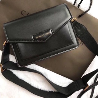 🌈CHARLES &amp; KEITH FRONT FLAP CROSSBODY BAG 2019