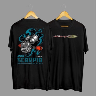 เสื้อยืด พิมพ์ลาย Scorpio 225 CC ScorpioZ Premium สําหรับขี่รถจักรยานยนต์