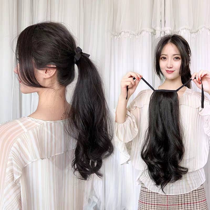 วิกหางม้า หางม้า หางม้าผูก🔥 หางม้าลอน🔥B30  สินค้าพร้อมส่ง ส่งในไทย