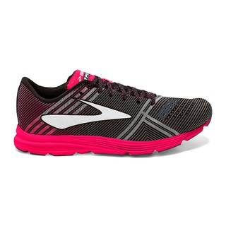 Brooks Hyperion รองเท้าวิ่งถนน ผู้หญิง สีดำชมพู แบบหน้าปกติ