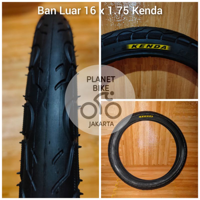 Kenda จักรยานพับจักรยานเด็กยางนอก 16 x 1.75 Kenda Kwest K193 Original Kenda