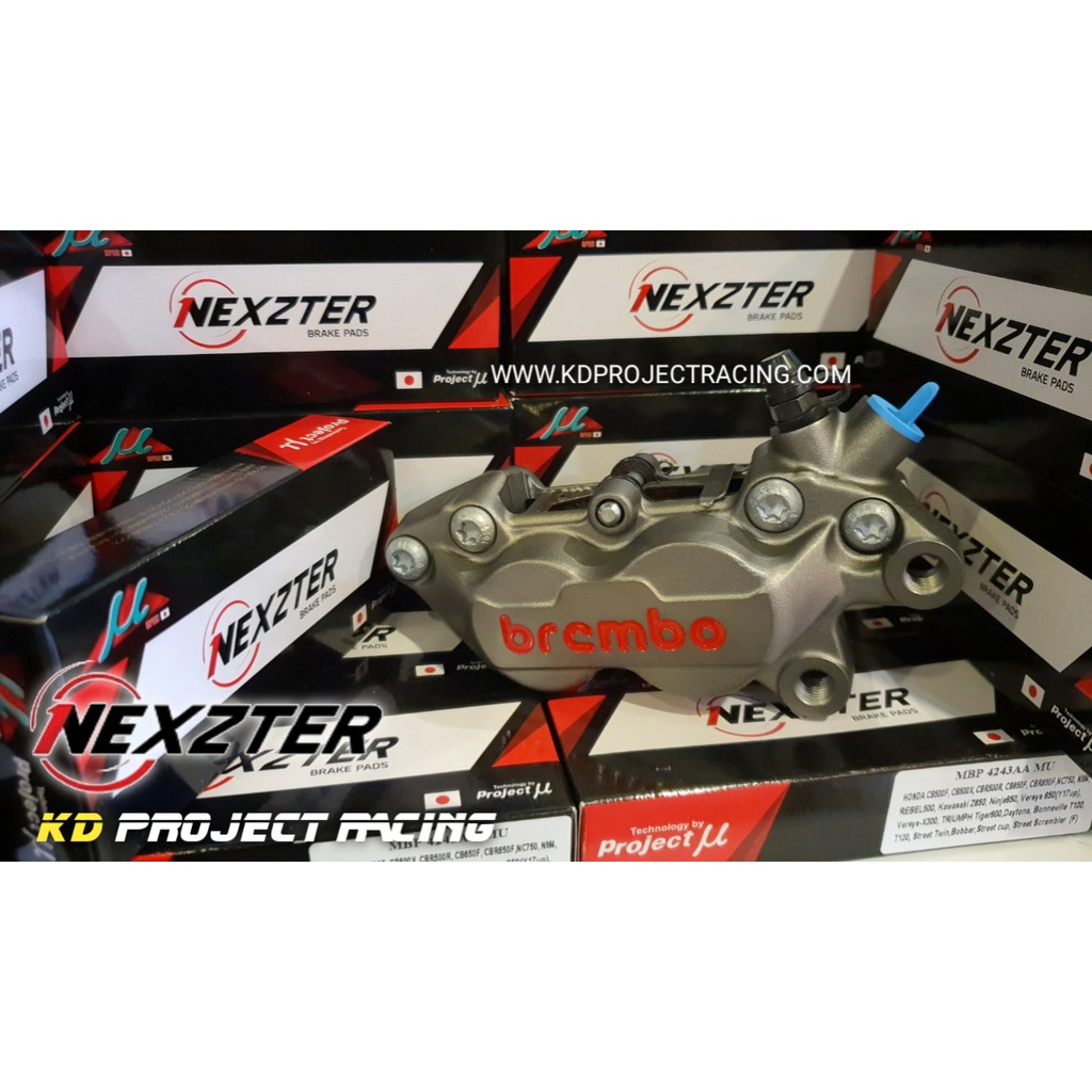 ผ้าเบรค NEXZTER สำหรับปั้ม4 potหูชิด , ปี้มซิ่ง4pot 8484AA
