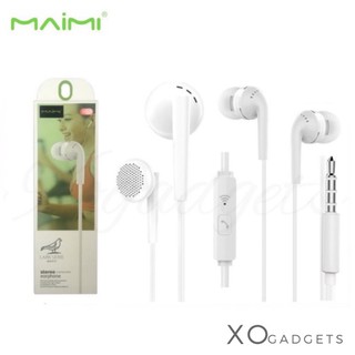 Maimi H10 H9 หูฟังแบบ in-ear มีไมค์รับสายได้ AUX3.5 หูฟัง หูฟังมีสาย หูฟังมีสายแจ๊ค3.5มม.