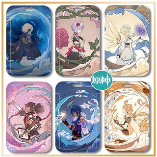 กระเป๋าใส่บัตรคอสเพลย์ ลายการ์ตูนอนิเมะ Genshin Impact Card Holder Aloy
