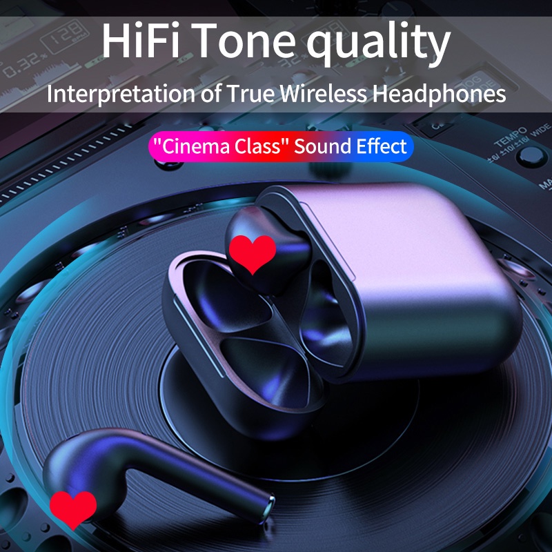 COD I7S TWS wireless Bluetooth 5.0 headset ชุดหูฟังสเตอริโอสำหรับชาร์จ พร้อมกล่องชาร์จ
