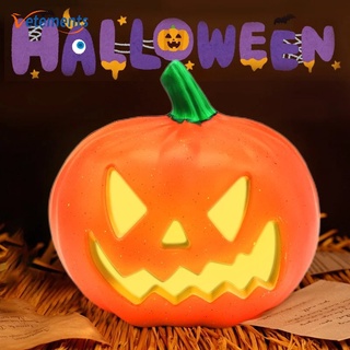 [ Halloween ] โคมไฟ LED รูปฟักทองน่ารัก ขนาดเล็ก สําหรับตกแต่งบ้าน ปาร์ตี้ฮาโลวีน