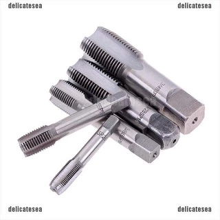 Delicatesea G1/8 1/4 3/8 1/2 3/4 HSS ท่อเทเปอร์ ต๊าป NPT สกรูโลหะ เกลียวตัด