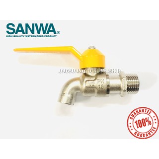 ก๊อกน้ำ SANWA ก๊อกน้ำประปา ก๊อกน้ำแฟนซี SANWA แท้100% ก๊อกบอลแฟนซี ขนาด 1/2 (4หุน) (คละสี ขอสงวนสิทธิ์ในการเลือกสี)