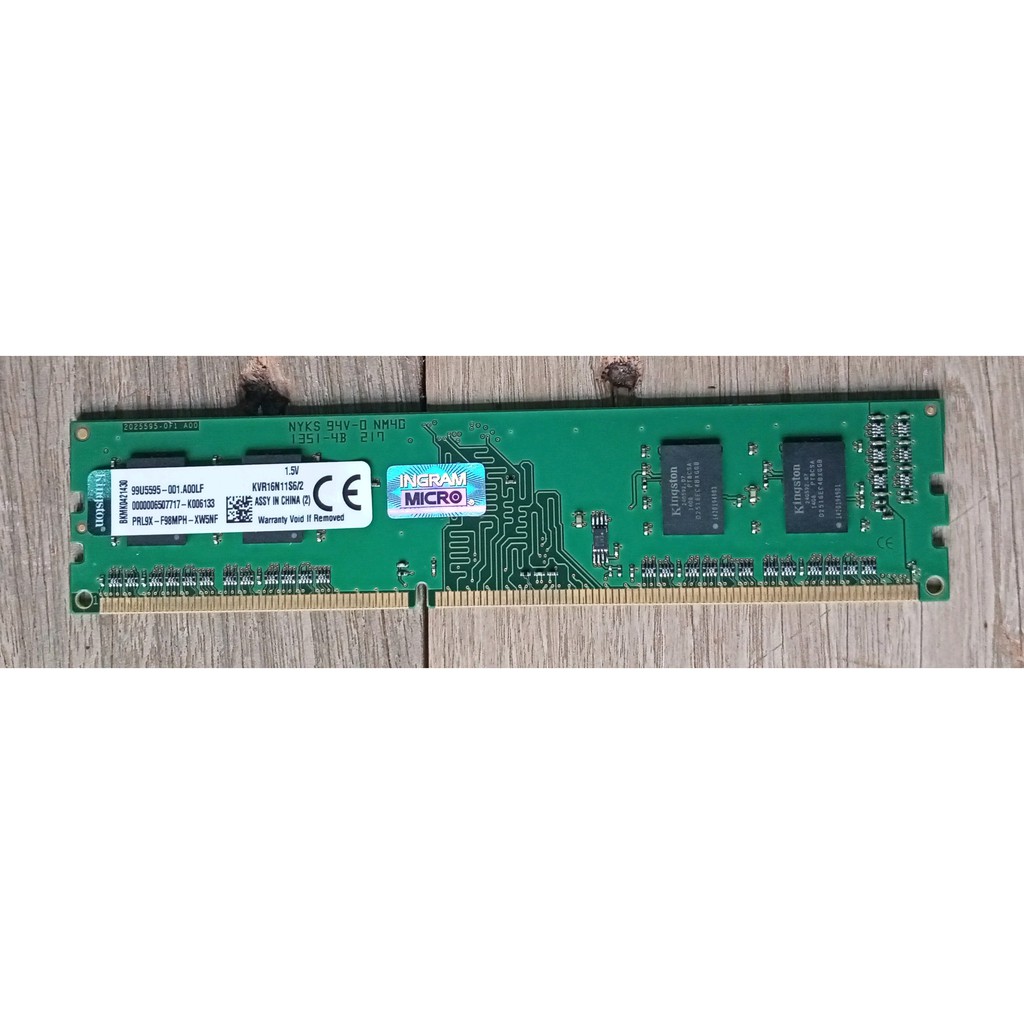 RAM  DDR3 2GB KINGSTON Bus1600 4chips มือ2