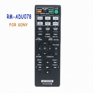 รีโมตคอนโทรล RM-ADU078 สําหรับระบบโฮมเธียเตอร์ AV Sony HBD-TZ135 HBD-TZ530