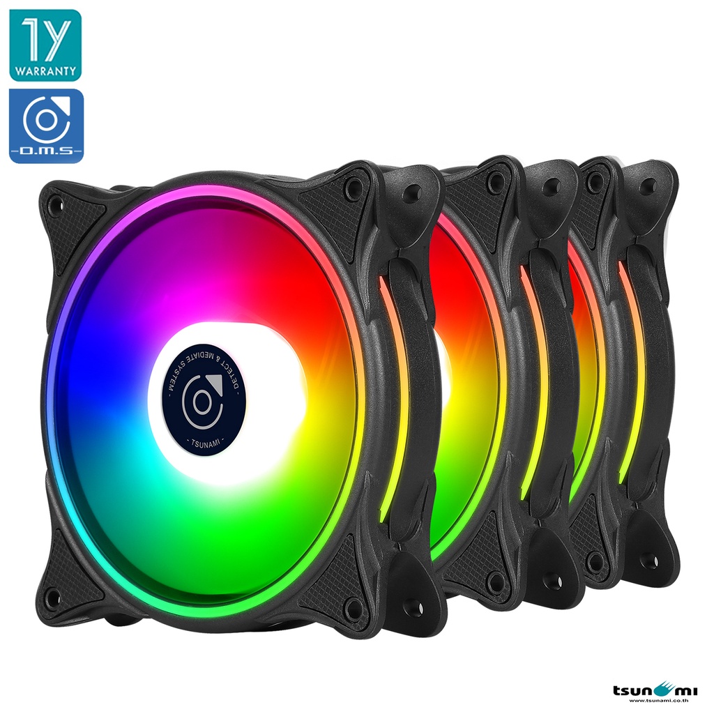 ┅✸❦Tsunami Detect & Mediate System (DMS) Hearthstone II 120MM FAN*3