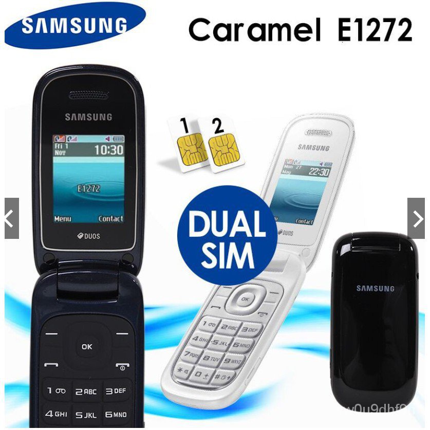 1272 Samsung Gt E1272 Samsung Flip Phone Ronv Shopee Thailand