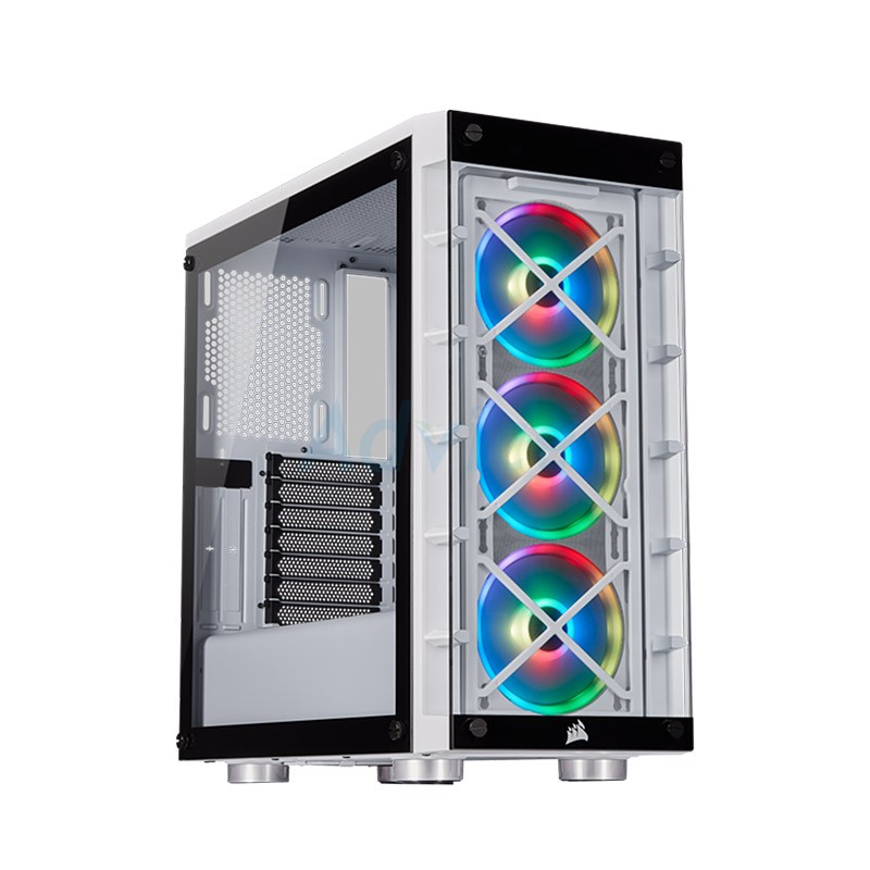 ATX Case (NP) CORSAIR iCUB 465X TG RGB White (CC-9011189-WW)