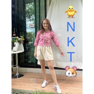 เสื้อผ้าฝ้ายพื้นเมือง สีแดง เก็บเงินปลายทางได้ค่ะ