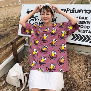 LHfashion👗 เสื้อยืดลายการ์ตูนน่ารักโดนใจวัยรุ่น เนื้อผ้าคุณภาพคุ้มเกินราคา