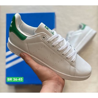 รองเท้าผ้าใบ Stan Smith สี CORE WHITE / CORE WHITE / GREEN ไซส์ 37 - 45