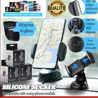 ขาจับโทรศัพท์ในรถ 360 องศา Silicone suckerหมุนได้รอบทิศ360 องศาติดหนึบ ไม่มีหลุด ช่วยให้ปลอดภัย ใช้ได้กับโทรศัพท์ทุกรุ่น