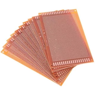 แผ่นพีซีบี ไข่ปลา ต้นแบบ หน้าเดียว FR-1 ขนาด 5x7 7x9 9x15 4.8x13.3 10x22 cm Single Sided Prototype PCB Board