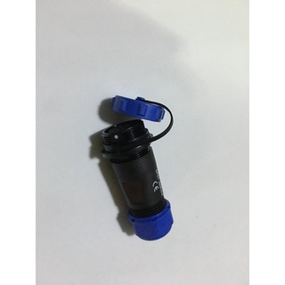 "WEIPU" Connector SP1311/S9 IIC 9pole 3A IP68, cable OD.5-8mm, สายไฟ0.75sq.mm ตัวเมียเกลียวในกลางทาง