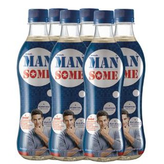 MANSOME COLLAGEN แมนซั่ม คอลลาเจน ขนาด 450ml ยกแพ็ค 6ขวด เครื่องดื่มน้ำองุ่นขาว