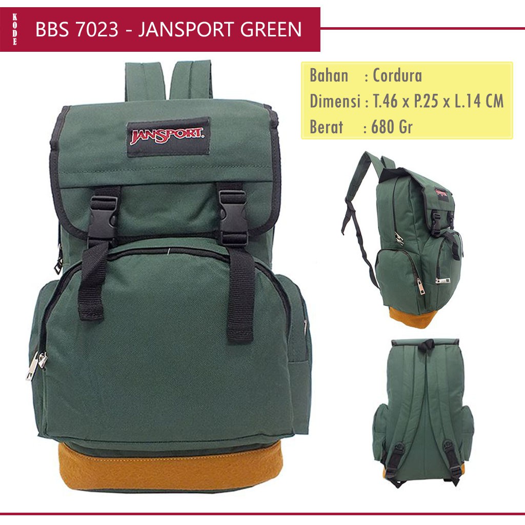 Jansport Mens School Backpack / Distro Backpack / Mens College and Work Backpack BBS-7023