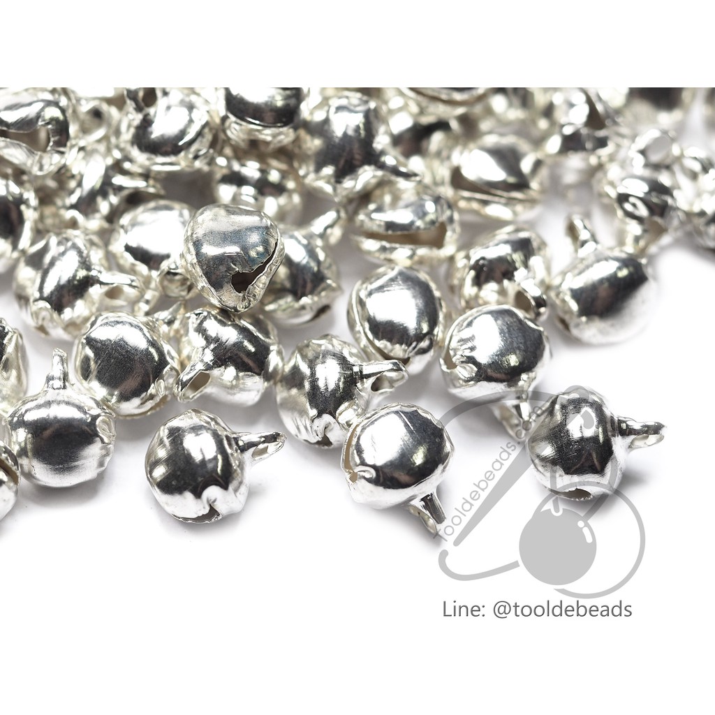 กระดิ่งหลากสี (70-100 กรัม) กระพรวนสีขนาด 6-8-10-12 มม. ห้อยพวงกุญแจ เครื่องประดับ - รูปที่ 3