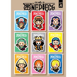 แม่เหล็กชุด. ONE PIECE PIXEL MAGNET วันพีช A