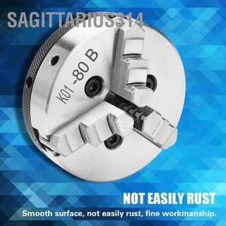 Sagittarius314 Sanou K01-80B หัวจับดอกสว่านกลึง 3 ขา เส้นผ่าศูนย์กลาง 80 มม.