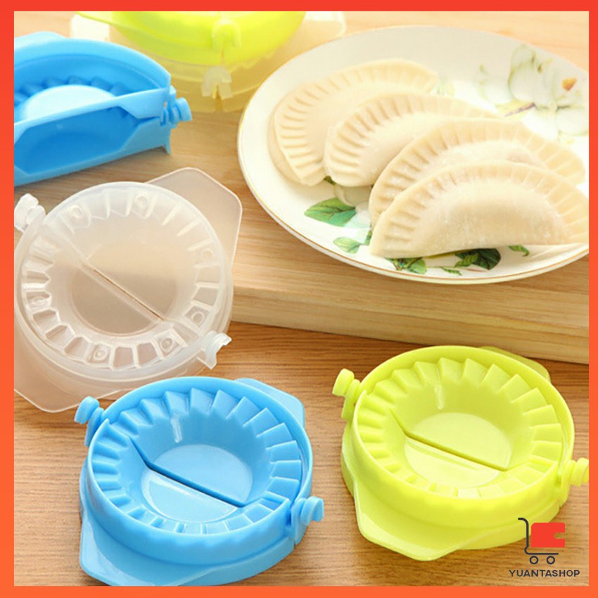 ทำเกี๊ยวซ่า พลาสติก อุปกรณ์ทำเกี๊ยว แม่พิมพ์ สินค้า ส่งแบบคละสี Dumpling making device