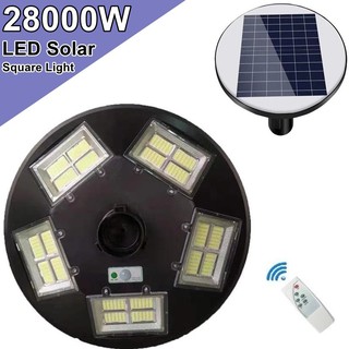 โคมไฟถนน UFO 20 ทิศทาง LED 22000W -  28000W Square Light ไฟถนน ไฟโซล่าเซลล์ พลังงานแสงอาทิตย์ พลังงานแสงอาทิตย์