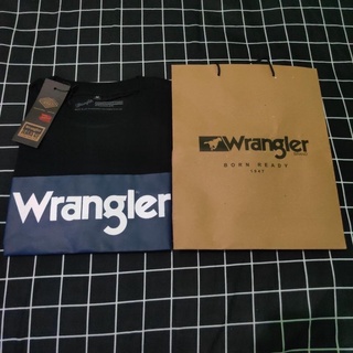 เสื้อยืดพรีเมี่ยม พิมพ์ลาย Wrangler นําเข้าจากอเมริกา